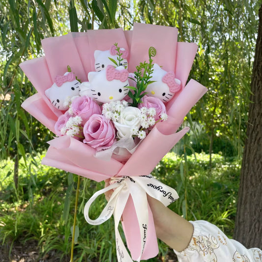 Bouquet Hello Kitty Rose